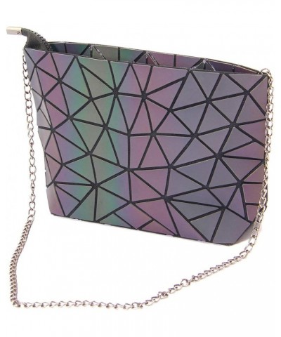 Women Holographic Laser Envelope Clutch Handbag Shoulder Bag Purse Luminous $10.59 Shoulder Bags