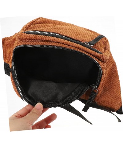 4pcs Corduroy Shoulder Bag Womens Crossbody Bag Male Cross Body Bags for Men Corduroy Tote Crossbody Bags for Belt Purse Wome...