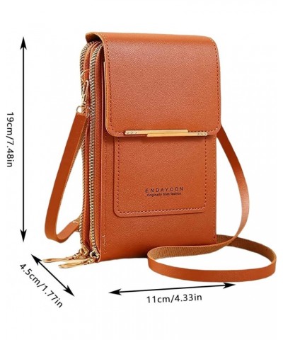 Women's Foreign Trade Multifunctional Single Shoulder Touchscreen Phone Wallet PU Leather Shoulder Tote Bag for Blue $10.38 W...