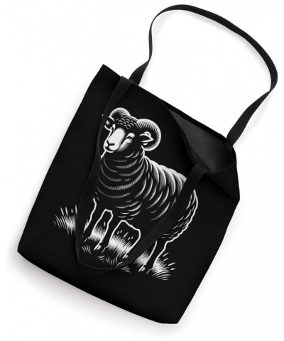 Sheep That Is Black, Sheep Animal Lovers Tote Bag $10.56 Totes