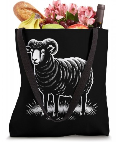 Sheep That Is Black, Sheep Animal Lovers Tote Bag $10.56 Totes