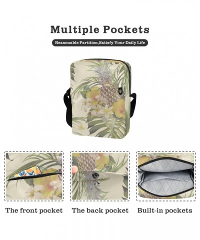 Crossbody Phone Bag Pineapple Tree(24e1) Small Messenger Shoulder Bag Cash Handbag Wallet Purse(238ya4a) $10.12 Crossbody Bags