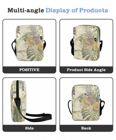 Crossbody Phone Bag Pineapple Tree(24e1) Small Messenger Shoulder Bag Cash Handbag Wallet Purse(238ya4a) $10.12 Crossbody Bags