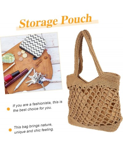 2pcs Storage Basket Cotton Thread Storage Bags To Weave Brownx2pcs $15.24 Handbags