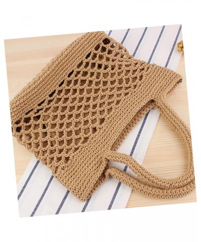 2pcs Storage Basket Cotton Thread Storage Bags To Weave Brownx2pcs $15.24 Handbags