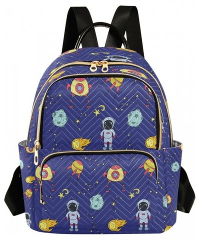 Fashion Backpack Mini Backpack Purse Casual Daily Backpack Astronaut Planet for Travel for College Work Small $13.94 Backpacks