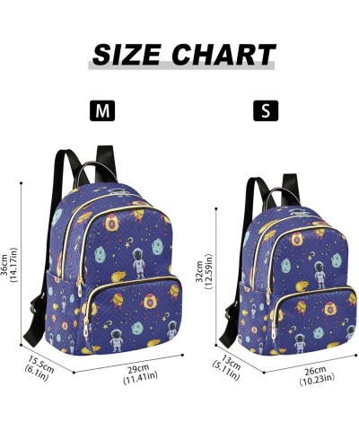 Fashion Backpack Mini Backpack Purse Casual Daily Backpack Astronaut Planet for Travel for College Work Small $13.94 Backpacks