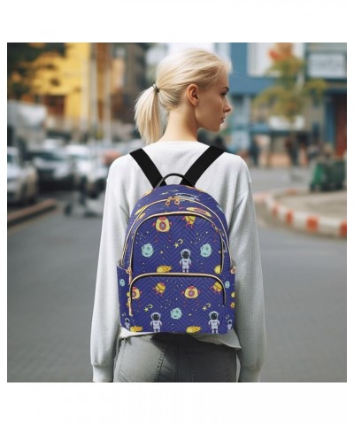 Fashion Backpack Mini Backpack Purse Casual Daily Backpack Astronaut Planet for Travel for College Work Small $13.94 Backpacks