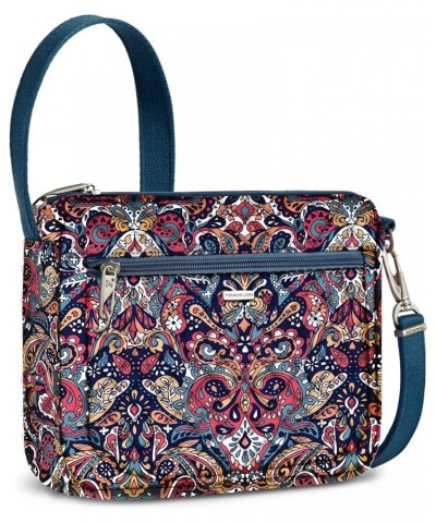 Anti-Theft Classic Small East/West Crossbody Summer Paisley $19.68 Crossbody Bags