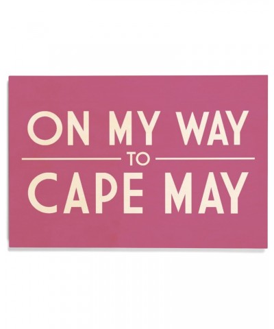 12x18 Inch Premium Wood Sign, Ready to Hang Wall Decor, Cape May, New Jersey, On The Way To Cape May, Simply Said $20.00 Totes