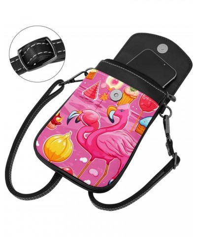 Crossbody Bags for Women,Crossbody Bag Men,Small Sling Bag,Flamingo and Anchor Pink Cartoon,Crossbody Purse $14.52 Crossbody ...