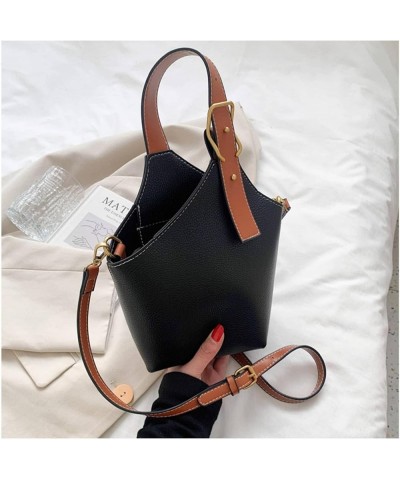 2022 New Vintage Women's Bag, Fashion Casual Handheld Bucket Bag, Leisure Trendy Net Celeb Slant Bag For Women Heise $14.70 S...