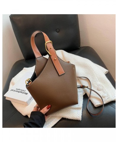 2022 New Vintage Women's Bag, Fashion Casual Handheld Bucket Bag, Leisure Trendy Net Celeb Slant Bag For Women Heise $14.70 S...