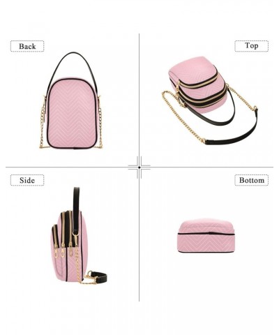 Purple Crossbody Handbags Lightweight Shoulder Side Handbag with Strap Small Crossbody Bags for Women Pink $15.59 Totes