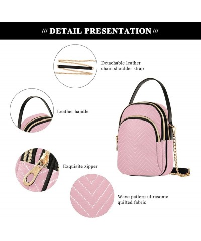 Purple Crossbody Handbags Lightweight Shoulder Side Handbag with Strap Small Crossbody Bags for Women Pink $15.59 Totes