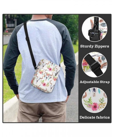 Crossbody Phone Bag, Small Messenger Shoulder Bag, Cash Handbag Wallet Purse Multi 18 $21.11 Crossbody Bags