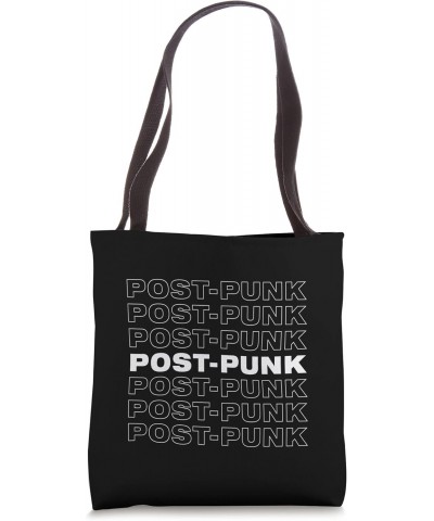 POST-PUNK Retro Repeating Design Tote Bag $13.52 Totes