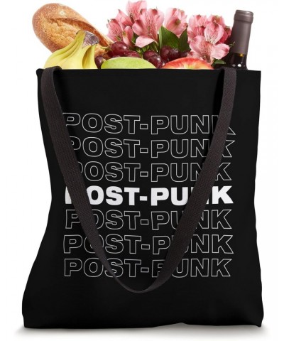 POST-PUNK Retro Repeating Design Tote Bag $13.52 Totes