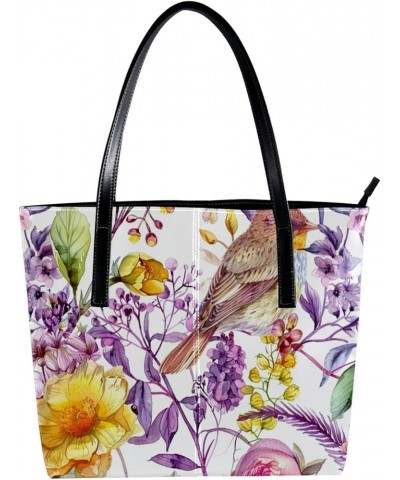 Tote Bags, Large Tote Bag, Women's Tote Handbags, Spring Garden Colored Floral, Totes for Women Design 3630 $18.48 Totes