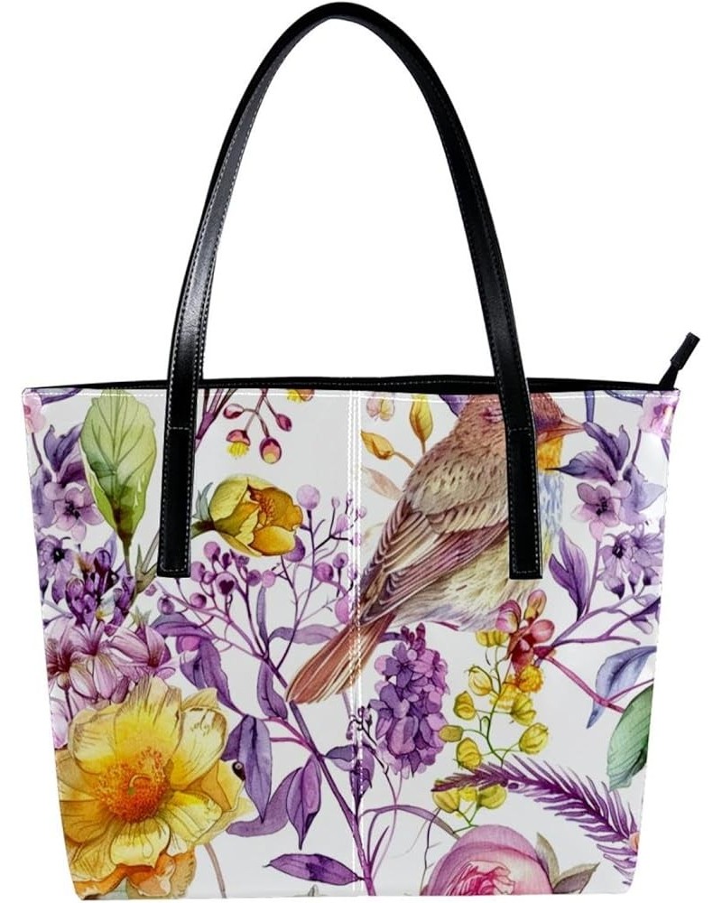 Tote Bags, Large Tote Bag, Women's Tote Handbags, Spring Garden Colored Floral, Totes for Women Design 3630 $18.48 Totes