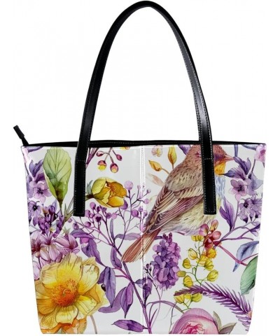 Tote Bags, Large Tote Bag, Women's Tote Handbags, Spring Garden Colored Floral, Totes for Women Design 3630 $18.48 Totes