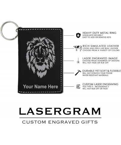 ID Holder Wallet, Hecho en Aguascalientes, Personalized Engraving Included (Teal) Black with Silver $11.20 Wallets