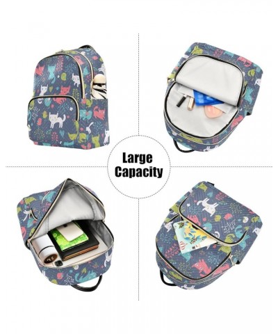 Birds Cats Backpack Purse for Women Anti-theft Small Fashion Travel Backpack with Strap Handbag Lady Purse,S Medium $18.59 Ba...