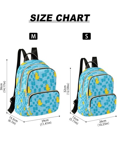 Women Backpack Purse Ducky in The Bathroom Fashion Shoulder Bags Travel Backpack Small Daypacks M Small $13.26 Backpacks