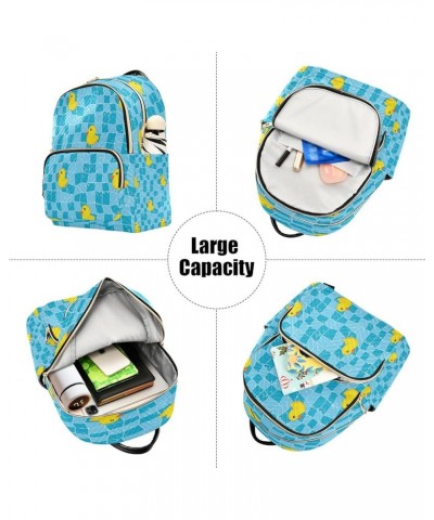 Women Backpack Purse Ducky in The Bathroom Fashion Shoulder Bags Travel Backpack Small Daypacks M Small $13.26 Backpacks