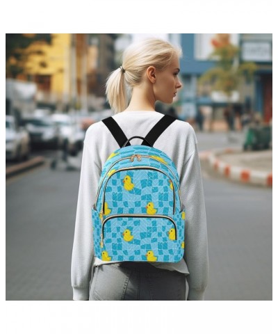 Women Backpack Purse Ducky in The Bathroom Fashion Shoulder Bags Travel Backpack Small Daypacks M Small $13.26 Backpacks