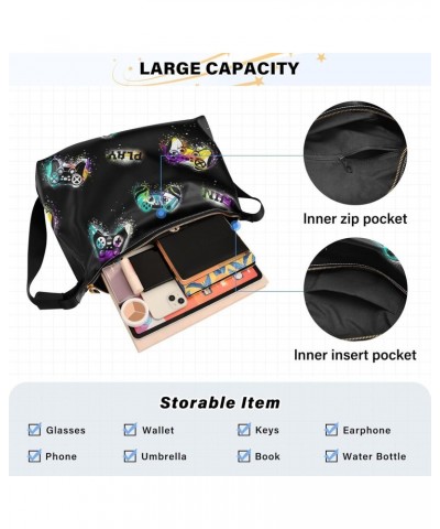 Game Controller Joypad Womens Shoulder Bag Hobo Crossbody Leather Casual Tote Bag for Women Large Retro Joystick Handbag Shop...