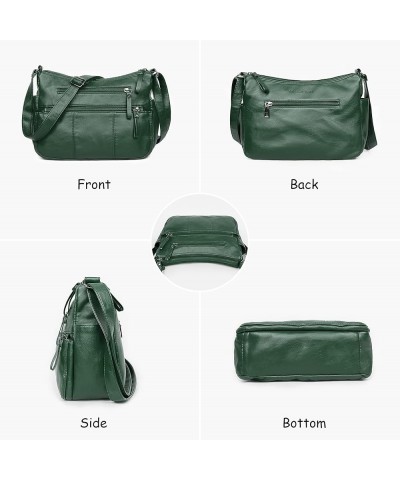 Purses for Women Soft PU Leather Shoulder Bag Ladies Crossbody Purse and handbags Lightweight Pocketbook Green-11.8 $15.55 Sh...