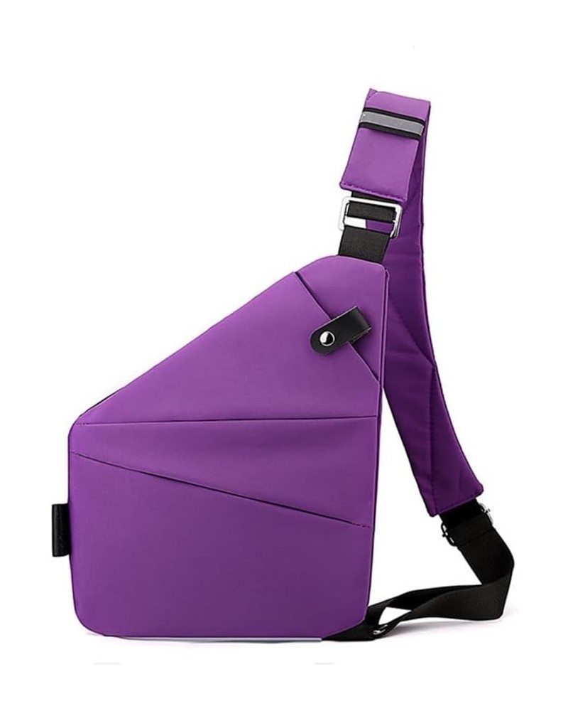 Anti-Theft Travel Bag, Chest Bag for Men and Women Lightweight Personal Anti-theft Crossbody Shoulder Bag Lavender 1 $9.53 Cr...