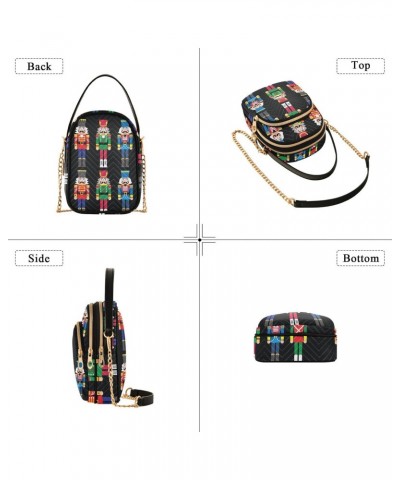 Christmas Nutcracker Crossbody Bags for Women Small Chain Shoulder Bag Purses Hand Bags for Work Travel Gifts $15.59 Shoulder...