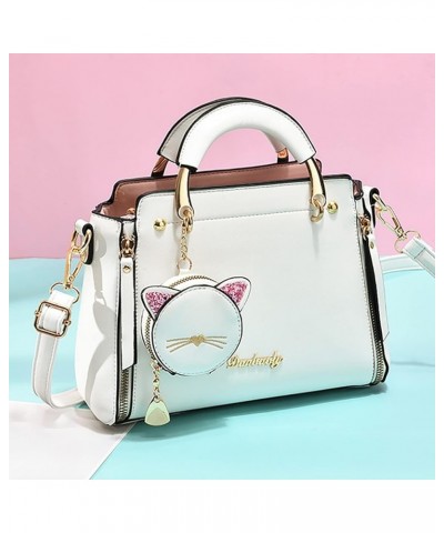 Women's Fashion Portable Shoulder Bag Messenger Bag Grocery Tote Mint Green $18.84 Crossbody Bags