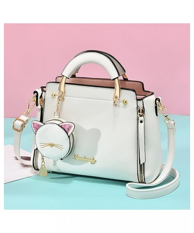 Women's Fashion Portable Shoulder Bag Messenger Bag Grocery Tote Mint Green $18.84 Crossbody Bags