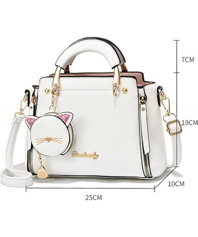 Women's Fashion Portable Shoulder Bag Messenger Bag Grocery Tote Mint Green $18.84 Crossbody Bags