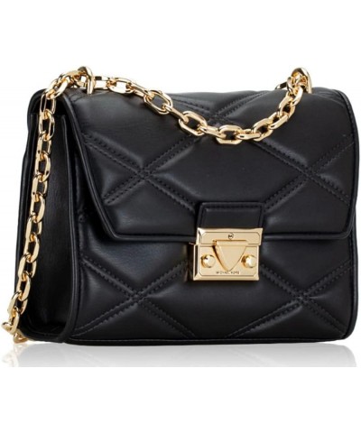 Michael Kors Serena Medium Flap Shoulder Bag Black $44.56 Shoulder Bags