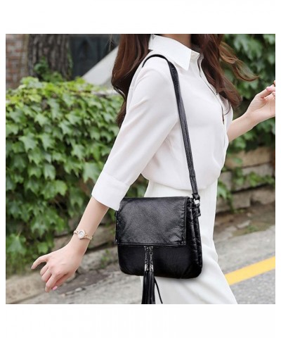 Small Shoulder Purses for Women Shoulder Bag Simple Fringed Crossbody Bags Casual Lady Diagonal Package Small one-Shoulder Ba...