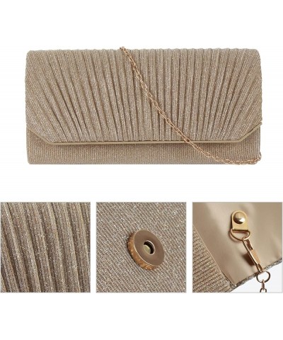 Glitter Clutch Purse Women Flap Envelope Handbags Party Evening Bags Y-glitter $19.10 Evening Bags