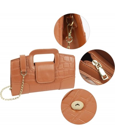 Top Handle Satchel Women Vintage Flap Tote Clutch Handbag Crossbody Shoulder Bag Purse (Brown) Exquisite-light Brown $18.38 T...