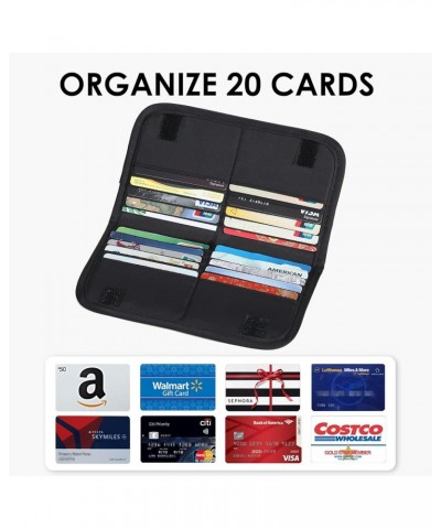 Card Holder Wallet for Men & Women，Slim Wallet with Zipper Pocket，Minimalist Wallet RFID with Nylon Fabric Black $9.17 Wallets