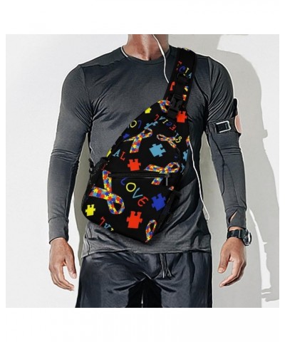 Sling Bag for Men Chest Shoulder Backpack Fanny and Cool Crossbody Bag Picture (761) $10.12 Backpacks