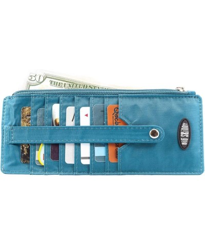 Women's Jaguar Credit Card Slim Wallet, Holds Up to 25 Cards Ocean Blue $16.15 Wallets