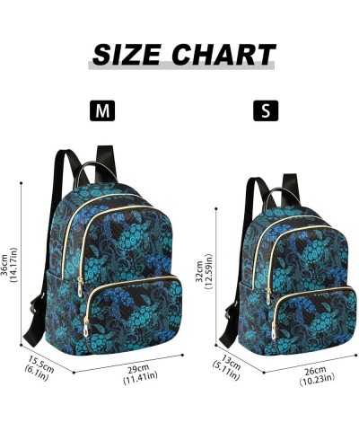 Small Backpack for Women Travel Bag Bohemian Sea Turtle Daypack Purse Fashion Shoulder Bag Rucksack Small A395 $11.44 Backpacks