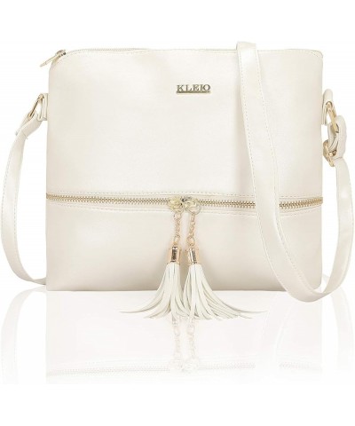 Women's Sling Bag Onesize Pearl White $18.48 Crossbody Bags