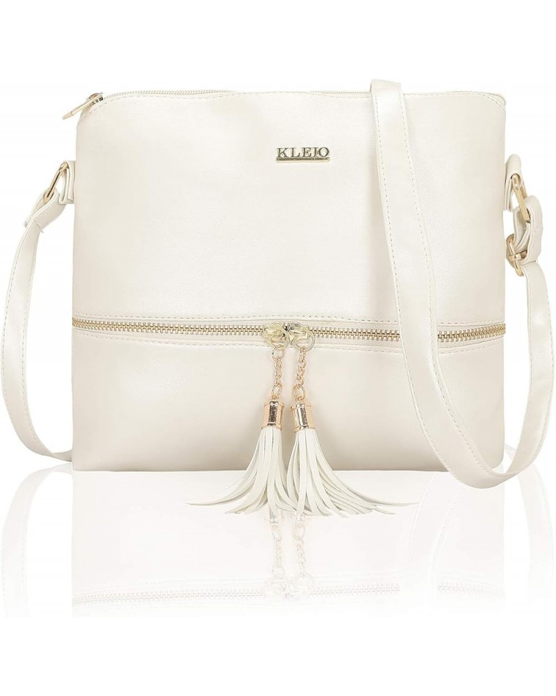 Women's Sling Bag Onesize Pearl White $18.48 Crossbody Bags