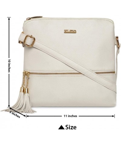 Women's Sling Bag Onesize Pearl White $18.48 Crossbody Bags