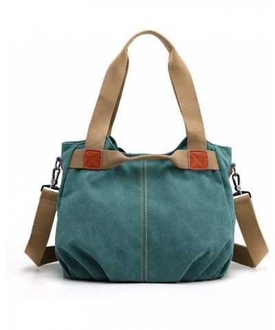 Women's Casual Canvas Tote Vintage Hobo Daily Purse Top Handle Shoulder Bag Shopper Handbag 05 $27.67 Totes