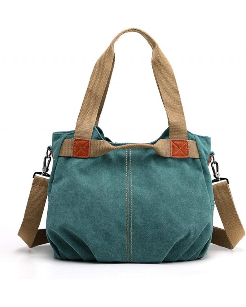 Women's Casual Canvas Tote Vintage Hobo Daily Purse Top Handle Shoulder Bag Shopper Handbag 05 $27.67 Totes